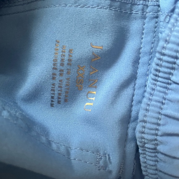 Jannuu Ceil Blue gold zippered cargo jogger XXSP - Picture 3 of 3